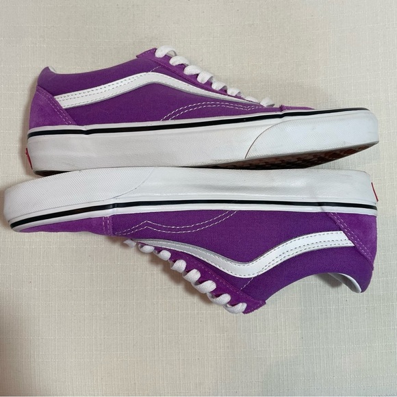 Vans Color Theory Old Skool Skate Sneakers Purple Magic Unisex Wm’s 8 Mn’s 6.5 - Picture 9 of 14